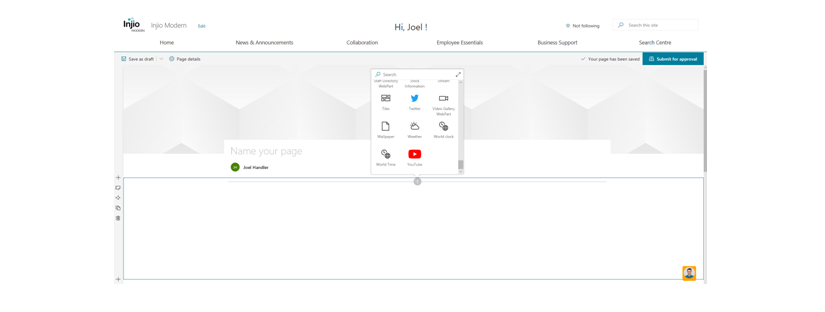 Easily embed video and more in SharePoint Modern