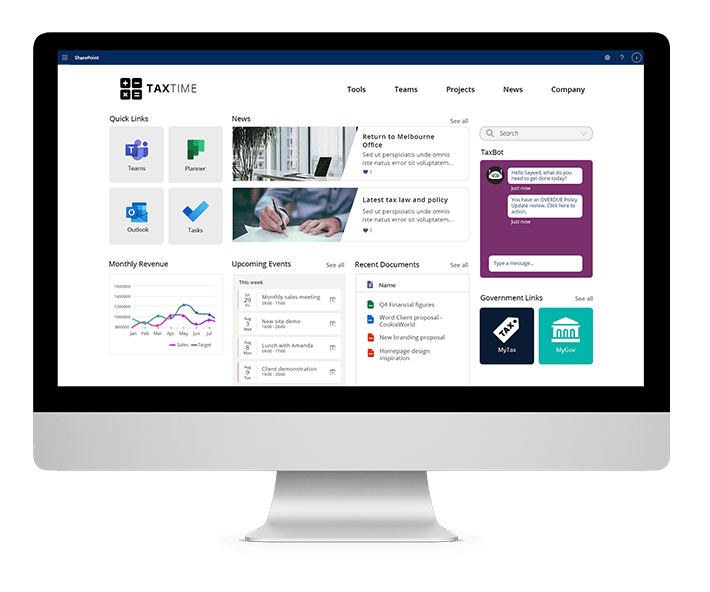 intranet-home-page