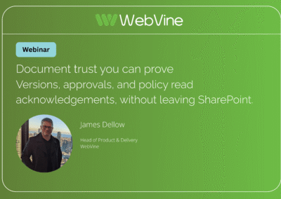 Document Trust You Can Prove: Versions, Approvals, and Policy Read Acknowledgements